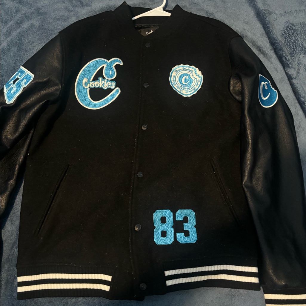 Cookies Black And Blue Varsity Jacket
